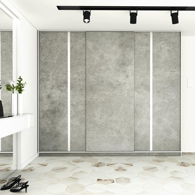 Zestaw okuć do drzwi przesuwnych Eta dł. 120 cm Spaceo