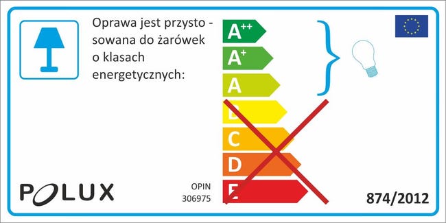 Zestaw opraw stropowych 3 szt. OPIN biały kwadrat POLUX