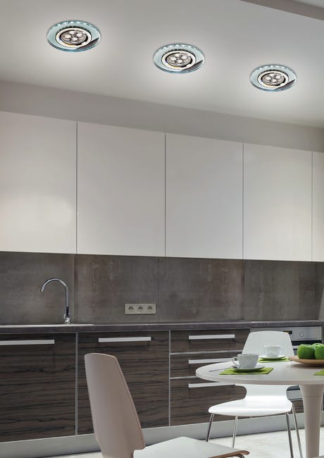 Zestaw opraw stropowych 3 szt. SS-23 białe GU10 + LED CANDELLUX