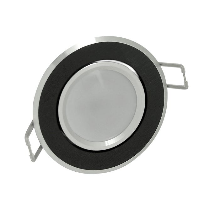 Zestaw opraw stropowych 3 szt. SUN OLAL czarne GU10 + LED POLUX