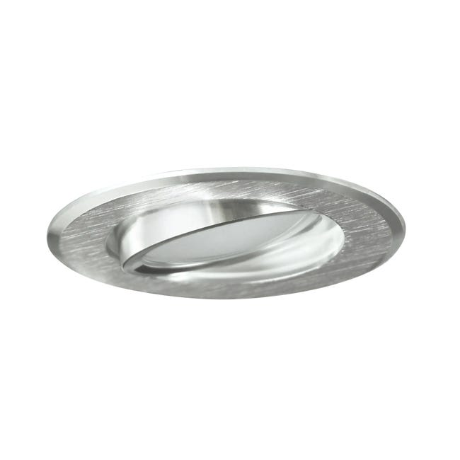 Zestaw opraw stropowych 3 szt. SUN OLAL srebrne GU10 + LED POLUX