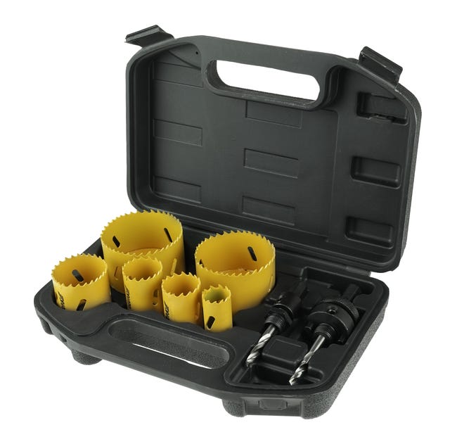 Zestaw otwornic 9 sztuk Bi-Metal Dedra