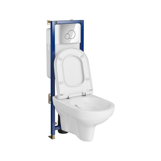 Zestaw podtynkowy WC Laro New Cersanit