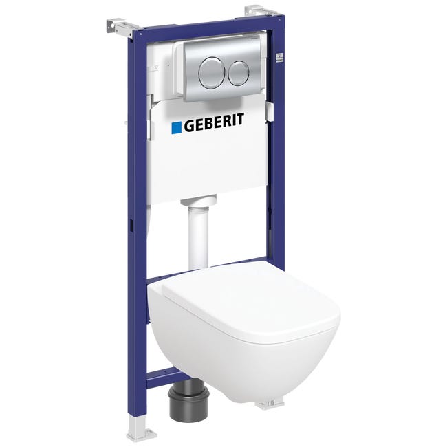 Zestaw podtynkowy WC Square Delta Geberit