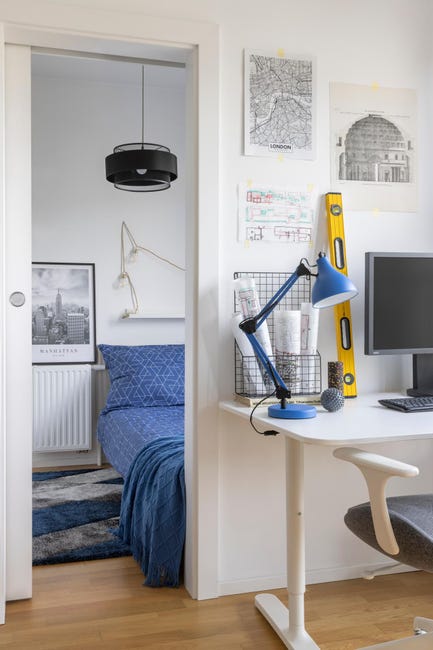 Zestaw pościeli Ada niebieski 200 x 220 cm