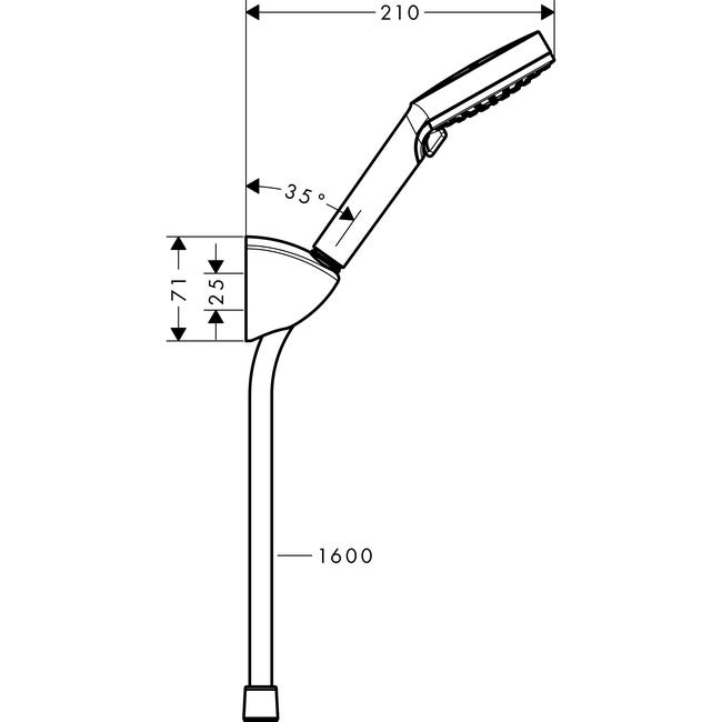 Zestaw prysznicowy punktowy Blend Vario Hansgrohe