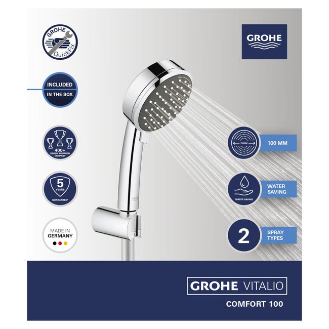 Zestaw prysznicowy punktowy Vitalio Comfort Grohe