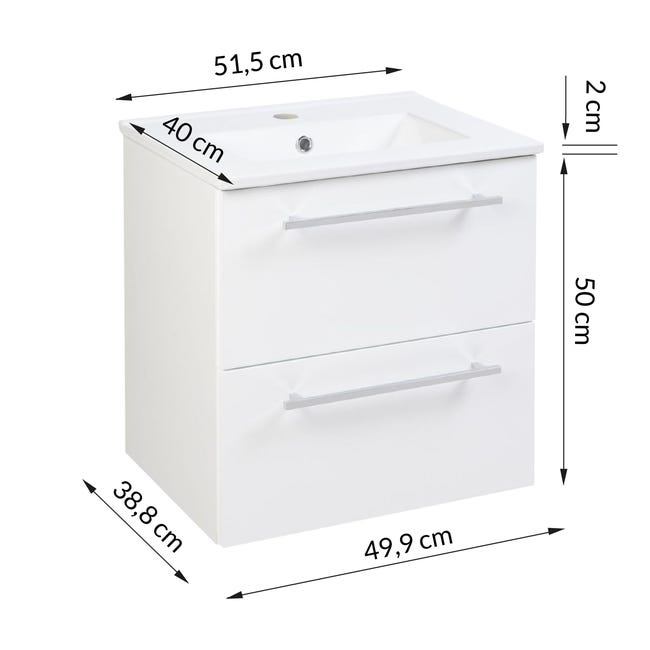 Zestaw szafka z umywalką 50 Intenso Sensea