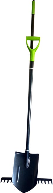 Zestaw: szpadel szer.20cm SZ05P + grabie szer.45cm GRS14 Ermet