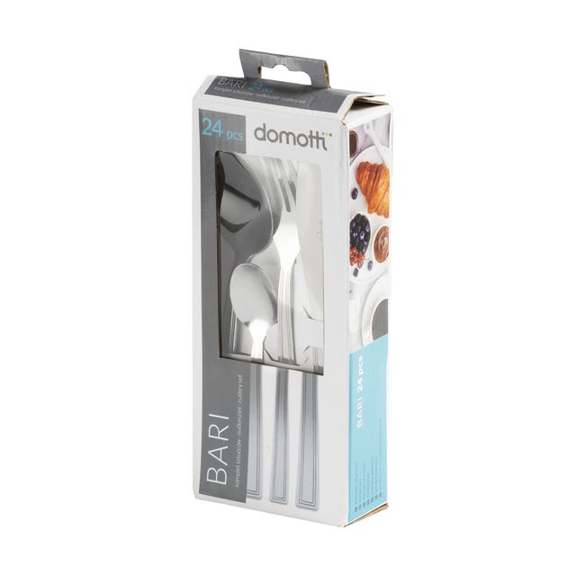 Zestaw sztućców Bari 24 elementy Domotti