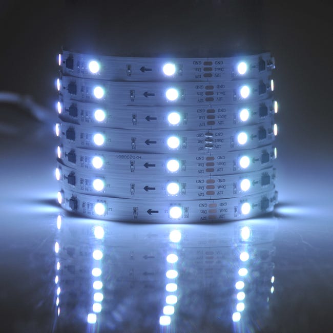 Zestaw taśma LED Magic RGB IP20 5 m + pilot i zasilacz Polux