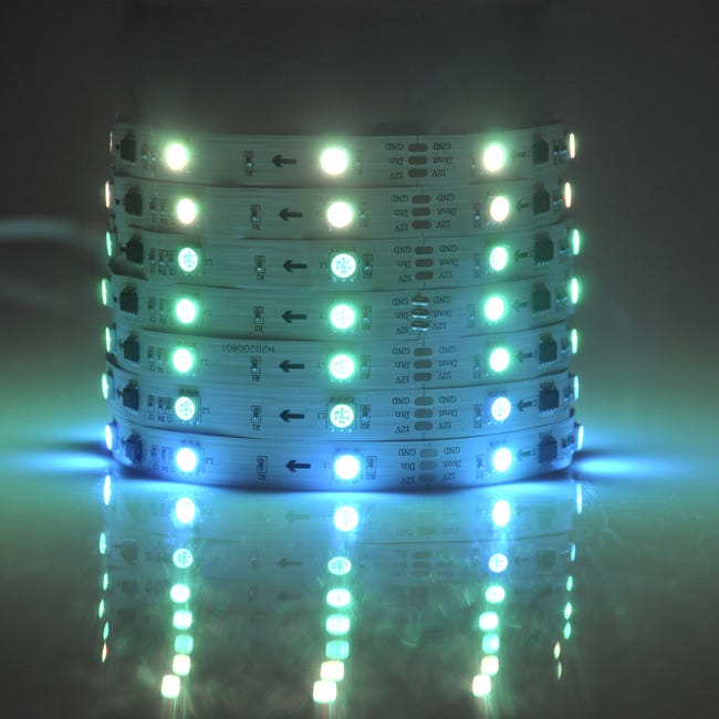 Zestaw taśma LED Magic RGB IP20 5 m + pilot i zasilacz Polux