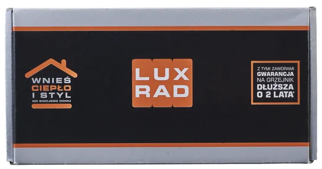 Zestaw termostatyczny duo PLEX Czarny Mat LUXRAD
