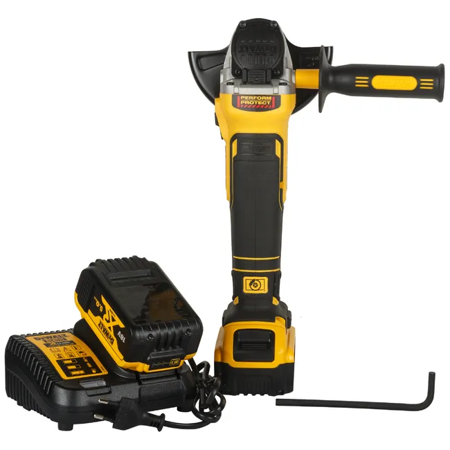 Zestaw wiertarko-wkrętarka+szlifierka kątowa DEWALT DCK2020P2T-QW Li-Ion 18V 2x5Ah