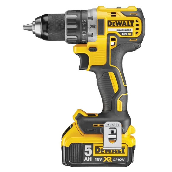 Zestaw wiertarko-wkrętarka+szlifierka kątowa DEWALT DCK2020P2T-QW Li-Ion 18V 2x5Ah