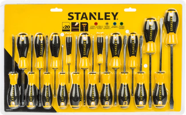 Zestaw wkrętaków Essentials 20 szt. Stanley