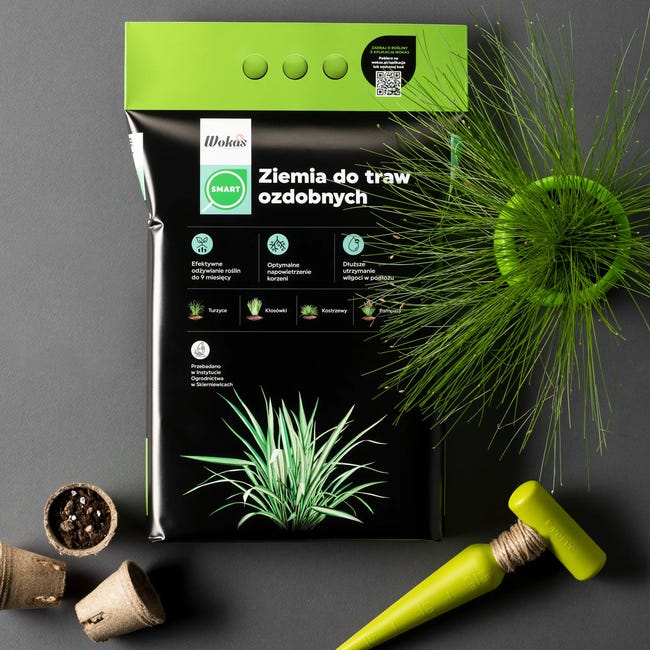 Ziemia do traw ozdobnych Smart 35l Wokas