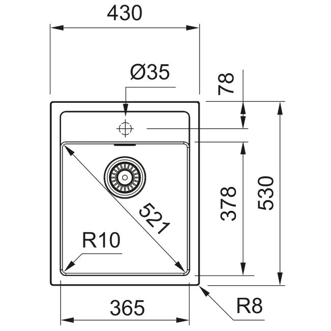 Zlewozmywak Tectonite SID 610-36 Franke