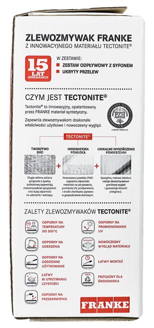 Zlewozmywak Tectonite SID 610-36 Franke
