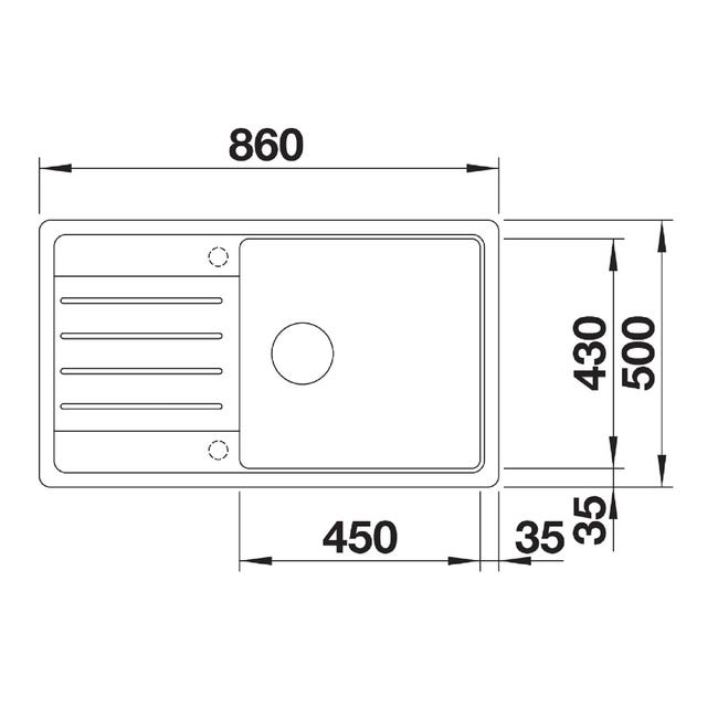 Zlewozmywak granitowy Legra XL 6S Blanco