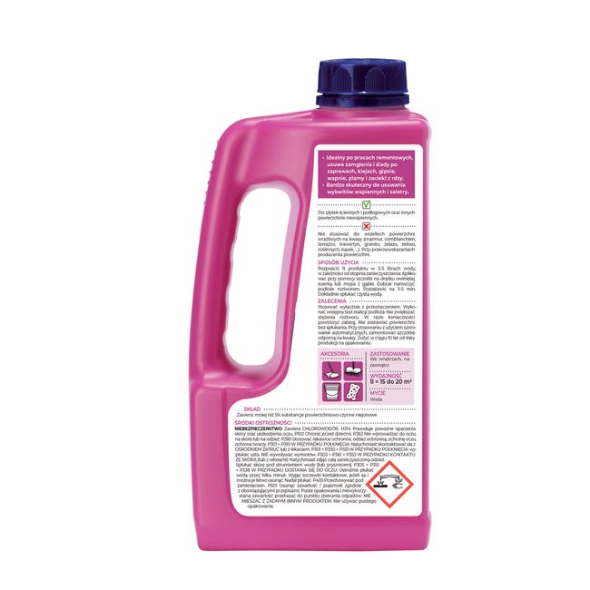 Zmywacz zaprawy cementowej 1 l STARWAX