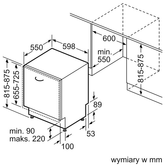 Zmywarka do zabudowy SMD6TCX00E Bosch