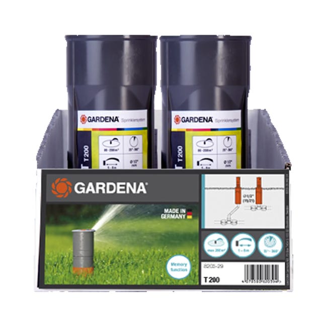 Zraszacz wynurzalny turbinowy T200 Sprinklersystem Gardena 8203-29
