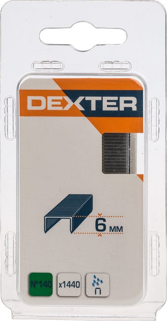 Zszywki Typ 140 1440 szt. 10.6 / 6 mm Dexter