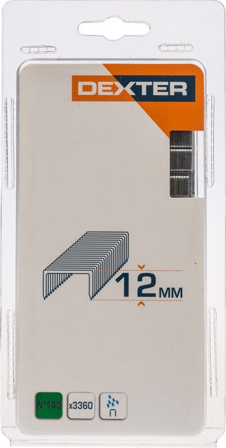 Zszywki Typ 140 3360 szt. 10.6 / 12 mm Dexter