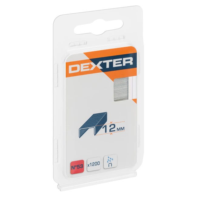 Zszywki Typ 53 1200 szt. 11.4 / 12 mm Dexter