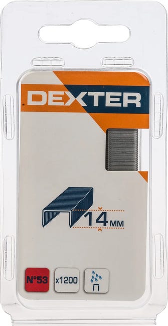 Zszywki Typ 53 1200 szt. 11.4 / 14 mm Dexter