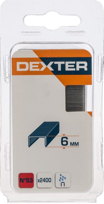 Zszywki Typ 53 2400 szt. 11.4 / 6 mm Dexter
