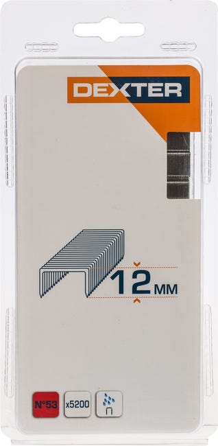 Zszywki Typ 53 5200 szt. 11.4 / 12 mm Dexter