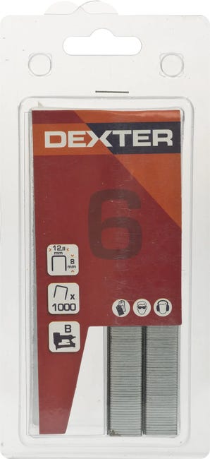 Zszywki Typ 80 1000 szt. 12.29 / 0.8 mm Dexter