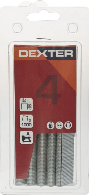 Zszywki Typ 90 1000 szt. 5.7 / 20 mm Dexter