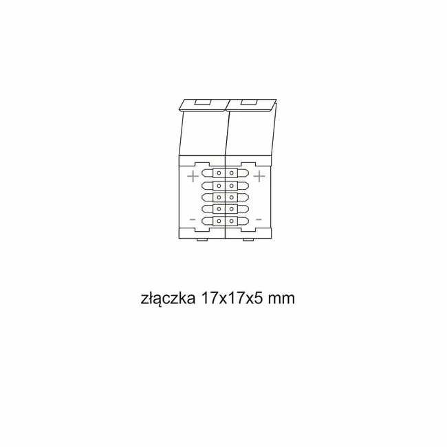 Złącze do taśm LED RGBW 12 mm Goldlux