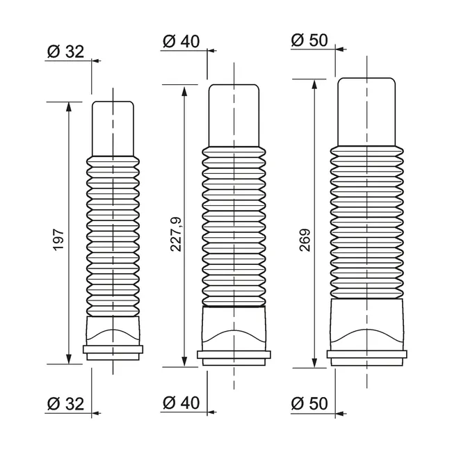 Złącze elastyczne 50 mm PUSH-FIT WIRQUIN