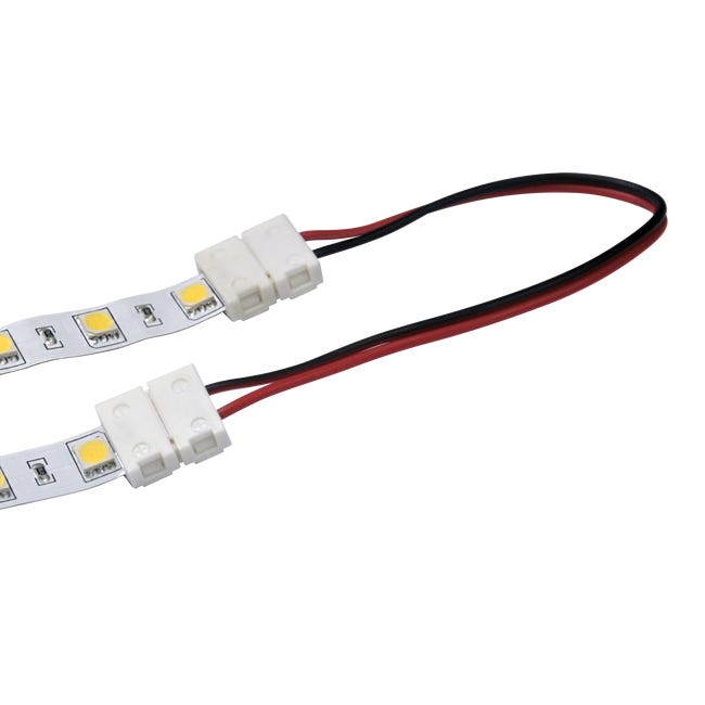 Złączka do pasków LED 10 mm dwustronna kabel POLUX