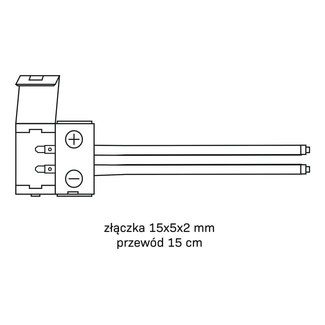 Złączka do pasków LED 10 mm jednostronna POLUX