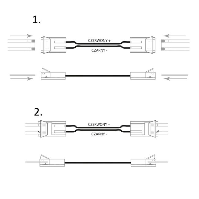 Złączka do taśm LED COB 8 mm Goldlux