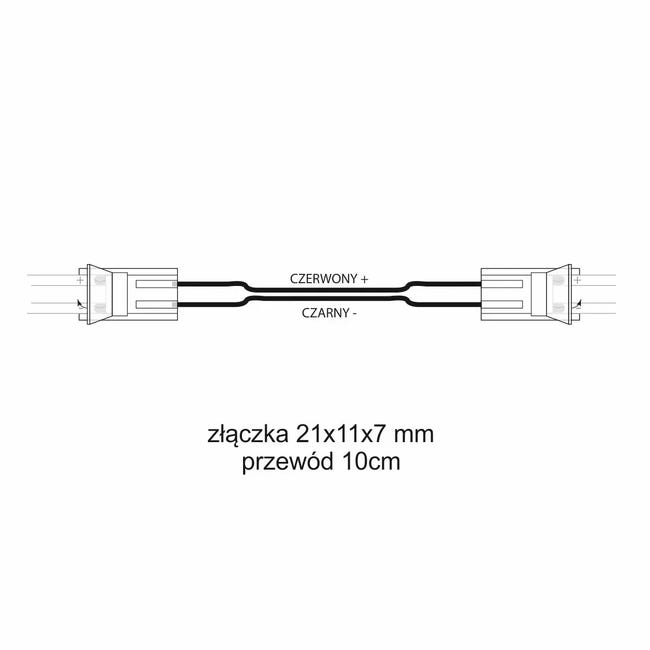 Złączka do taśm LED COB 8 mm Goldlux
