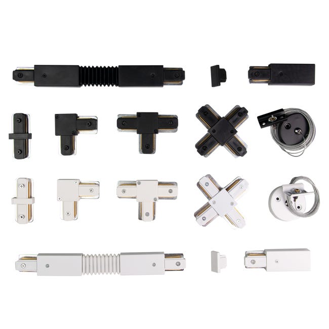 Złączka końcowa do szyny STEW X-line biała DPM