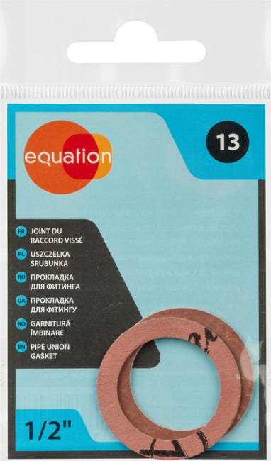 uszczelka płaska uszczelka dwuzłączek żeliwnych 1/2'' EQUATION
