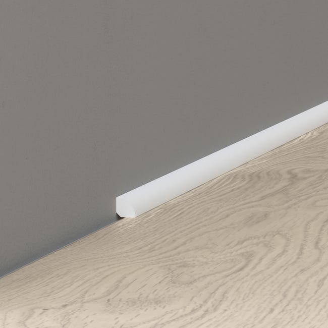 Ćwierćwałek PCV biały zewnętrzny 12x12x2400 mm Artens