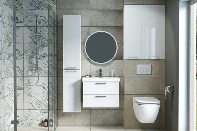 Łazienkowa szafka wisząca Slimia 30 x 95 Meble 21