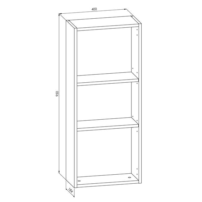 Łazienkowa szafka wisząca Slimia 40 x 95 Meble 21