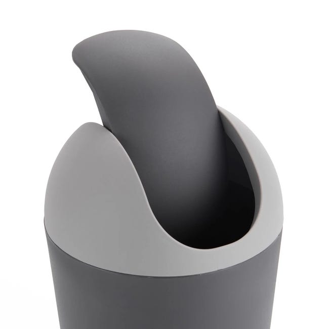 Łazienkowy kosz na śmieci DARK GREY 5L SENSEA
