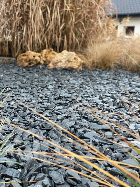 Łupek kamień Dark Stone Antico 20-40mm 20kg czarny Garden Stones