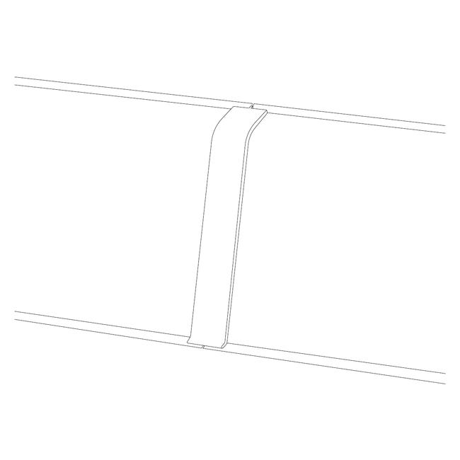 Łącznik do listwy przypodłogowej Softline biała Artens