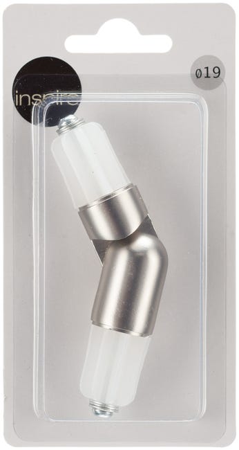 Łącznik kątowy do karnisza chrom mat 19 mm Inspire